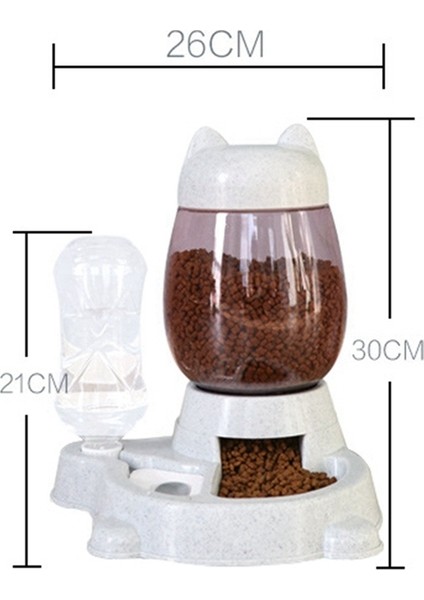 M Gri Tarzı Evcil Hayvan Otomatik Su Besleyici Kedi Köpek Içme Kabı Pet Mama Dispenseri Şişe Için Pratik Kediler ve Besleme Aracı Mascotas Köpekler (Yurt Dışından) modelleri