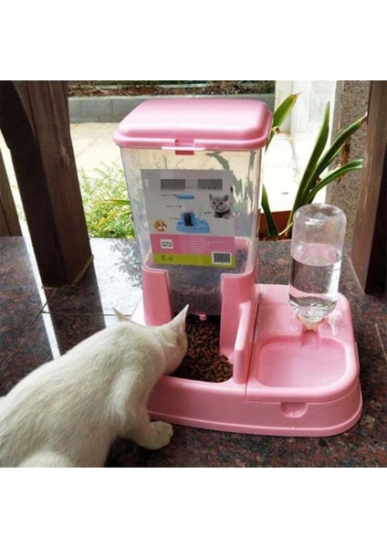 M Gri Tarzı Evcil Hayvan Otomatik Su Besleyici Kedi Köpek Içme Kabı Pet Mama Dispenseri Şişe Için Pratik Kediler ve Besleme Aracı Mascotas Köpekler (Yurt Dışından) fırsatları