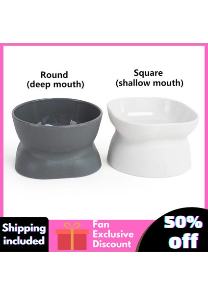 Beyaz Stil Yükseltilmiş Kedi Mama Kasesi Geri Akış Önleme Eğik Kedi Mama Kasesi ve Köpek Yavrusu Kaymaz Kase Kedi Küçük Evcil Hayvan Kasesi Yeni (Yurt Dışından) indirimleri