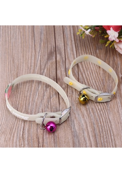 Siyah Stil Geceleri Glow Köpekler Kediler Ayarlanabilir Kolye Pet Parlayan Yaka Bells ile Güvenlik Gece Yürüyüş Aydınlık Yaka Malzemeleri B03E (Yurt Dışından) indirimleri