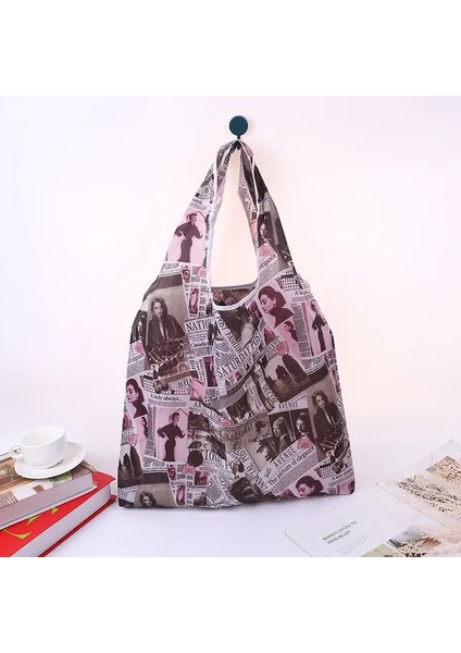 16 46X60X8CM Çoklu Kalın Katlanabilir Alışveriş Saklama Torbaları Büyük Kapasiteli Yeniden Kullanılabilir Bakkal Çanta Dostu Süpermarket Su Geçirmez Omuz Çantaları (Yurt Dışından)