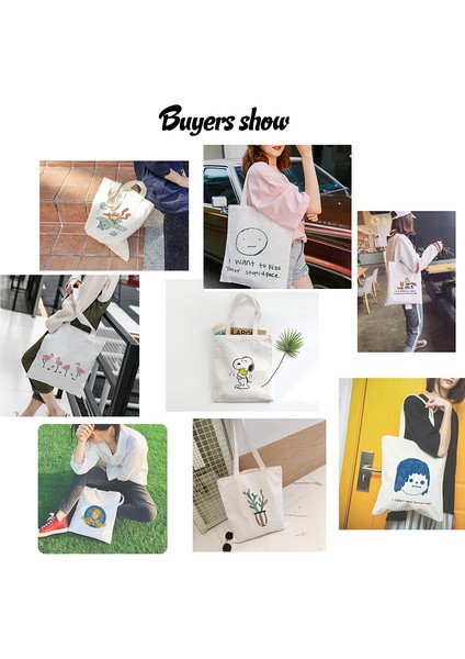 Küçük Boyutlu Diy Özel Kanvas Çanta Baskılı Logo Alışveriş Çantası Eğlence Moda Kadın Tek Omuz Çantaları Baskı Kendi Tasarım Logosu (Yurt Dışından)