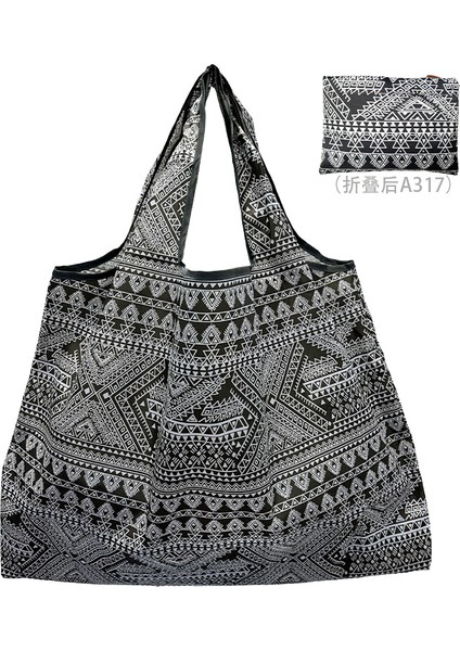 32027 Xl Büyük Yeniden Kullanılabilir Bakkal Alışveriş Çantası Tote Çanta 50 Pound Xl Moda Cep Çanta Katlanabilir Bayanlar Omuz Çantası Yıkanabilir (Yurt Dışından)
