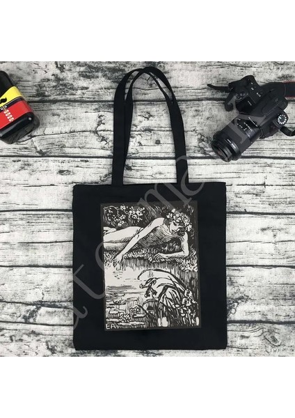 Mor Yıldız Hollow Kitaplar Tote Çanta T Bayan Tasarımcı Bez Çantalar Keten Yeniden Kullanılabilir Alışveriş Çantası Bakkaliye Omuz Çantaları Lady Shopper Için (Yurt Dışından)