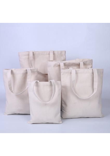 Beyaz 34X39X9.5CM Xingming Yüksek Kaliteli Kadın Erkek Çanta Kanvas Bez Çantalar Yeniden Kullanılabilir Pamuk Bakkal Yüksek Kapasiteli Alışveriş Çantası (Yurt Dışından) fırsatları