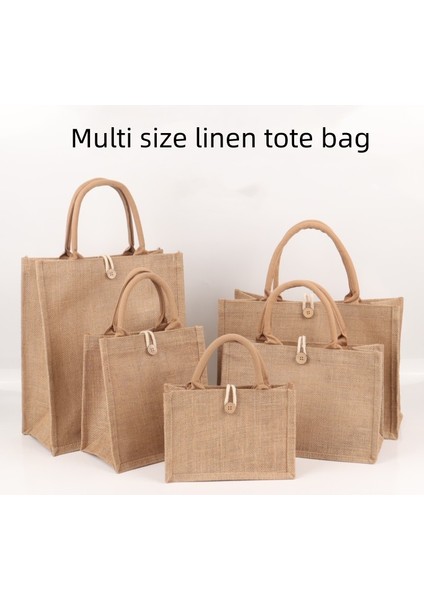 Stil 2 Kadın Keten Tote Çanta Çuval Bezi Plaj Eko Çanta Taşınabilir Üst Kolu Alışveriş Çantası Büyük Basit Omuz Çantası Çoklu Boyutları Çanta (Yurt Dışından) fiyatları