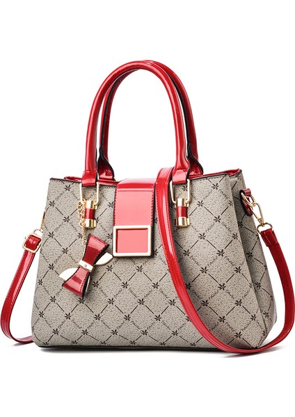 Bordo 32X14X22CM Newposs Moda Kadın Çantası Kadın El Çantası Messenger Omuz Çantası Bayan Çanta Seti Lüks Kompozit Çanta Tasarımcısı Bolsos 2022 (Yurt Dışından) indirimleri