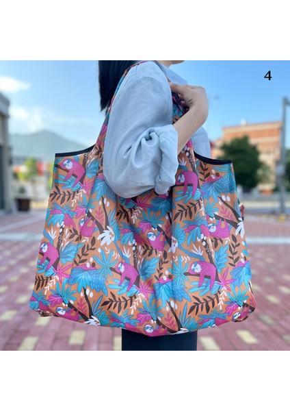 Stil 6 Xl Yeniden Kullanılabilir Eko Alışveriş Çantası Tote Meyve Sebze Bakkal Saklama Çantası Organizatör Büyük Kapasiteli Su Geçirmez Alışveriş Çantası Çanta (Yurt Dışından) indirimleri