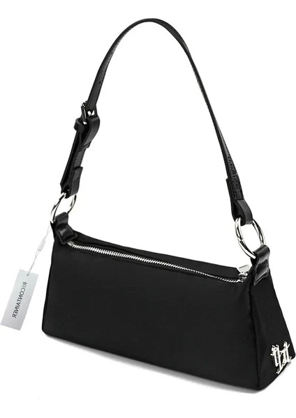 Siyah-Naylon [reコンテナ] Threetimes Kore Markaları Kadın Çantası Moda Zincir Omuz Çantası Kadın Koltuk Altı Çanta Lüks Çanta ve Çanta (Yurt Dışından) fiyatları