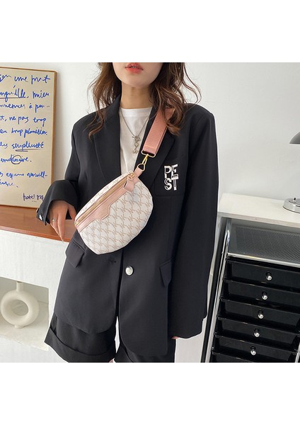 01 Kadın Göğüs Çantası Lüks Pu Deri Bel Çantası Omuz Crossbody Göğüs Çanta Tasarımcı Çanta Kadın Kemer Çantası Telefonu Çanta Cüzdanlar (Yurt Dışından)