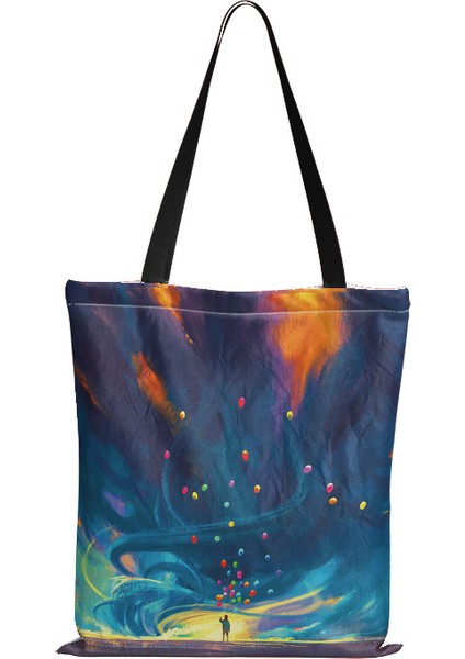 SB24-8 40X40CM 15.8X15.8IN Karikatür Küçük Prens Kadın Kanvas Alışveriş Çantası Saplı Komik Eko Katlanabilir Yeniden Kullanılabilir Tote Çanta Kitap Anahtar Telefon Alışveriş Çantası (Yurt Dışından) indirimleri