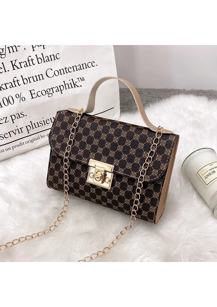 07 16.5X11.5X5CM 2022 Trend Kadın Omuz Çantası Çanta Kontrol Kabartmalı Küçük Messenger Çanta Kadınlar Için Moda Bayanlar Crossbody Çanta Bolso Mujer (Yurt Dışından)