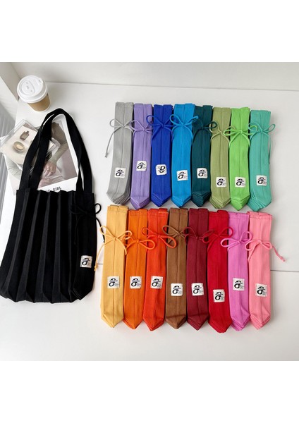 Mor 31X34CM Kadın Yün Örme Pileler Tote Organ Çanta Tasarımcısı Şık Dikiş Kontrast Kore Moda Omuz Alışveriş Çantası Kadınlar Için (Yurt Dışından) fırsatları