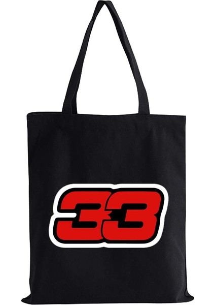 W10 35X40CM F1 Racers Numarası 55 44 33 Max Sergio Lewis Fernando Carlos Bez Çantalar Alışveriş Çantası Kanvas Yeniden Kullanılabilir Büyük Omuz Çantaları (Yurt Dışından) fırsatları