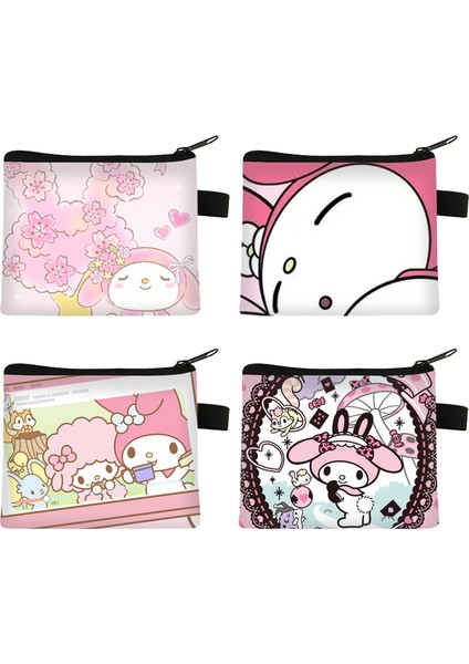 13 Hello Kitty Melody Cüzdan Sanrio Kadın Çantası Karikatürler Kızlar Mini Bozuk Para Cüzdanı Anime Taşınabilir Kimlik Kartı Sahipleri Sevimli Saklama Çantası Hediye (Yurt Dışından) fiyatları