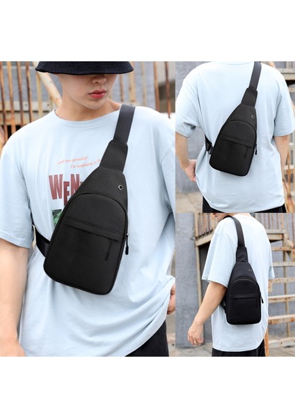 Mektup S Erkekler Moda Göğüs Çantası 26 Mektuplar Baskılı Doğa Sporları Kanvas Organizatör Cüzdan Erkek Rahat Messenger Omuz Çantaları Fanny Paketi (Yurt Dışından) fırsatları