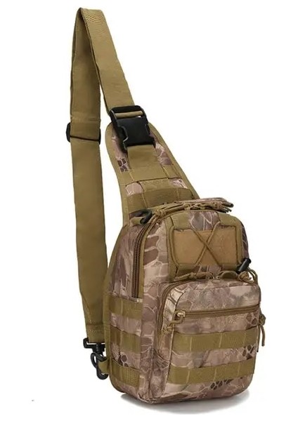 H Erkek Göğüs Çantaları Rahat Bel Çantaları Taşıma Çantaları Su Geçirmez 600D Oxford Kumaş Erkekler Taktik Omuz Crossbody Çanta Spor Çantalar (Yurt Dışından)