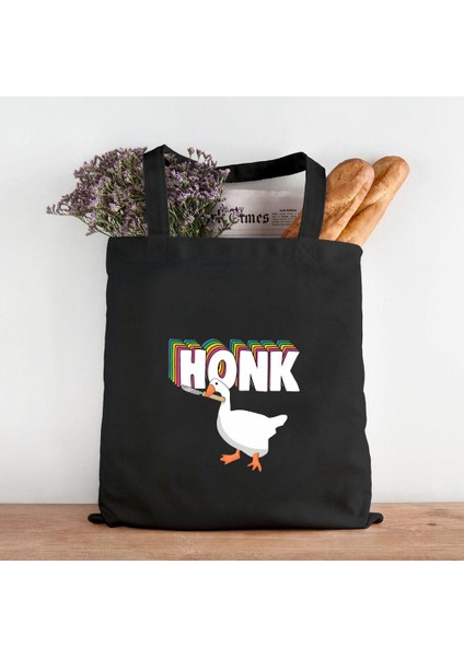 B158 35X40 cm Komik Honk Isimsiz Kaz Oyunu Kurbağa Pingu Ördek Sevimli Karikatür Kız Kadın Kanvas Omuz Alışveriş Kitabı Pamuk Çanta Eko Tote Çanta (Yurt Dışından) fırsatları