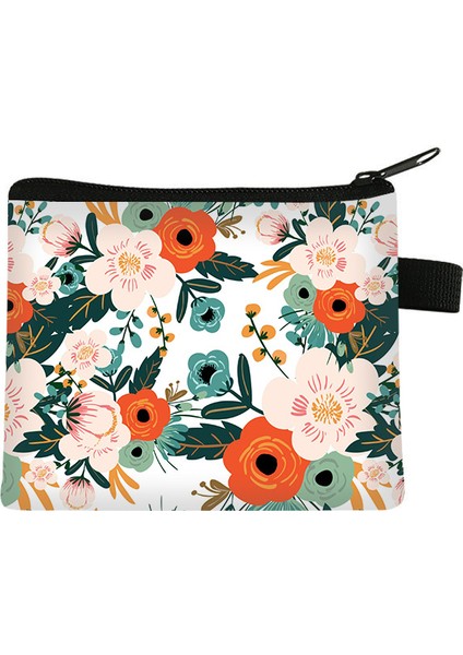 012 Çocuk's Sikke Çanta Öğrenci Taşınabilir Kart Çantası Basit Kare Moda Polyester Kısa Yumuşak Saklama Çantası Mini Çanta Cüzdan Poşet (Yurt Dışından) indirimleri