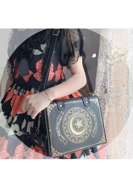 Siyah 2024 Yeni Lolita Çanta Kadınlar Için Tüm Maç Zarif Pu Omuz Çantaları Kız Moda Popuar Üniforma Sırt Çantaları Tatlı Сумка Bolsas (Yurt Dışından)