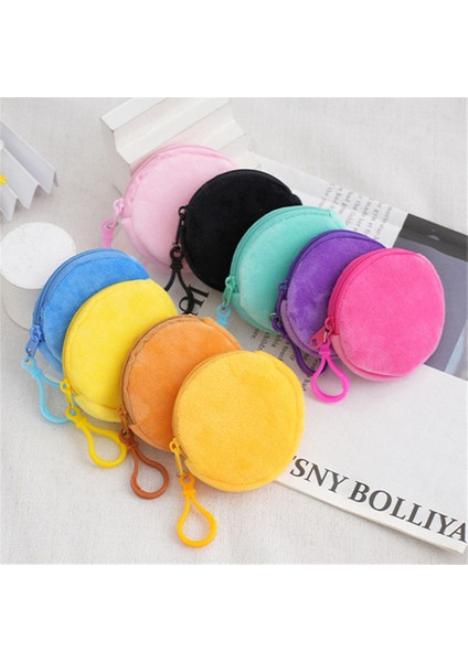 Açık Yeşil Katı Peluş Yuvarlak Bozuk Para Cüzdanı Kadın Sevimli Cüzdan Kimlik Kartı Çantası Anahtarlık Minimalist Para Çantası Kawaii Cüzdan Kadınlar Için Hediye (Yurt Dışından) fiyatları