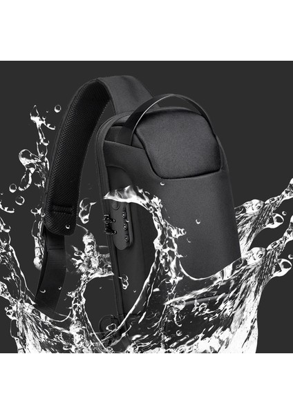 9530 Erkekler Için Yeni Mavi Weixier Omuz Çantası Su Geçirmez USB Adam Crossbody Çanta Anti-Hırsızlık Kısa Seyahat Messenger Sling Moda Tasarımcısı Göğüs Çantası (Yurt Dışından) modelleri