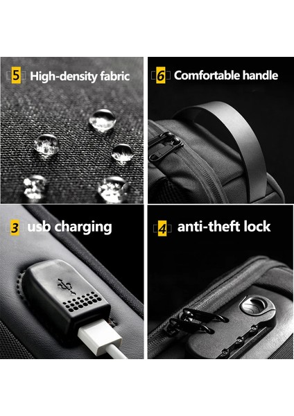 9530 Erkekler Için Yeni Mavi Weixier Omuz Çantası Su Geçirmez USB Adam Crossbody Çanta Anti-Hırsızlık Kısa Seyahat Messenger Sling Moda Tasarımcısı Göğüs Çantası (Yurt Dışından) fırsatları