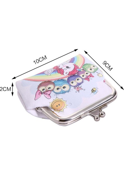 Stil 8 2022 Yeni Kadın Mini Unicorn Cüzdan Kart Tutucu Kılıf Bozuk Para Cüzdanı Debriyaj Değişim Çantası Çocuk Cüzdanları Değişim Tutucu (Yurt Dışından)