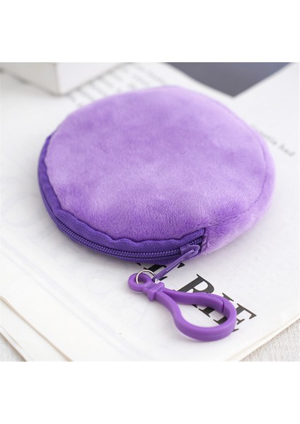 Açık Yeşil Katı Peluş Yuvarlak Bozuk Para Cüzdanı Kadın Sevimli Cüzdan Kimlik Kartı Çantası Anahtarlık Minimalist Para Çantası Kawaii Cüzdan Kadınlar Için Hediye (Yurt Dışından) indirimleri