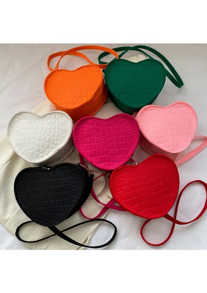 Oeange Moda Kalp Şekli Kadınlar Için Crossbody Çanta Yeni Katı Keçe Omuzdan Askili Çanta Rahat Bayan Çanta Tasarımcısı Kadın Çanta (Yurt Dışından) modelleri