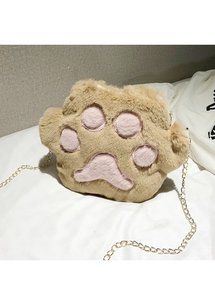 Beyaz Ayı Pençe Tarzı Kawaii Çanta Kadın Karikatür Peluş Omuzdan Askili Çanta Kadınlar Için 2023 Yeni Crossbody Çanta Küçük Telefon ve Çanta Çanta Bolsa Feminina (Yurt Dışından) fırsatları