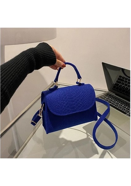 05 Kadınlar Için Lüks Retro Çanta Trend Çanta Kare Crossbody Çanta Kadın Tote Omuz Çanta Bayan Bez Çantalar (Yurt Dışından)