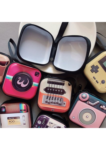01 Retro Teneke Kare Bozuk Para Cüzdanı Kulaklık Çantası Kulaklık Cep Anahtar Kutu Saklama Kutusu Metal Fermuar Cüzdan Çanta Anahtarlık Tutucu (Yurt Dışından) fiyatları