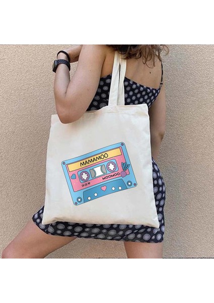 B 64 35X40 cm Kore Kpop Kanvas Tote Çanta Sevimli Aşk Parmak Kalp Kaçak Çocuklar Ramen Omuz Kanvas Tote Çanta Harajuku Shopper Alışveriş Çantaları (Yurt Dışından) modelleri