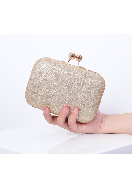 Kadınlar Için Altın Altın Çanta 2023 Yeni Lüks Çanta Tasarımcısı Zarif Akşam Parti Debriyaj Çanta Bling Crossbody Omuz Kadın Çantaları (Yurt Dışından) fiyatları