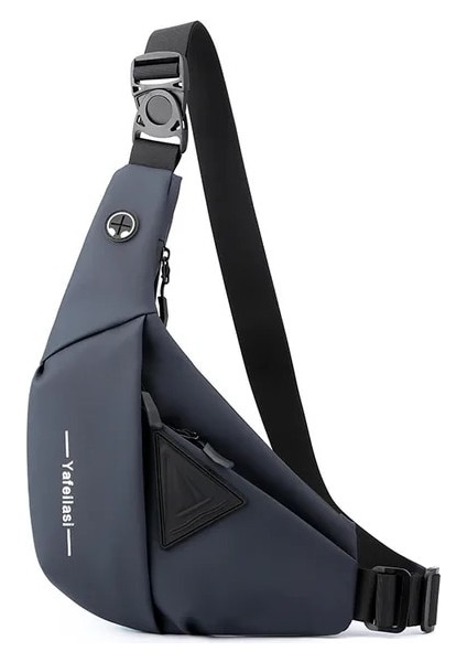 Mavi Sağ Omuz Erkek Çantası Hırsızlığa Karşı Göğüs Çantası Erkekler Için Crossbody Çanta Ipad Mini Için Küçük Omuz Çantası Su Geçirmez Cep Telefonu Çantası Messenger Çanta 가방 (Yurt Dışından)