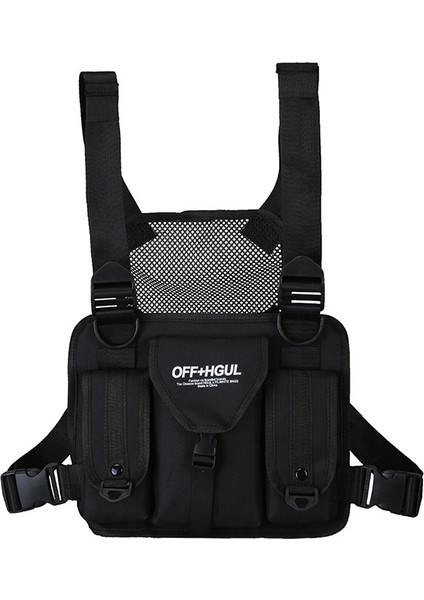 C Ins Yansıtıcı Şerit Hip-Hop Taktik Göğüs Çantası Çok Fonksiyonlu Fonksiyonel Moda Marka Iş Elbiseleri Yelek Sırt Çantası (Yurt Dışından) fiyatları