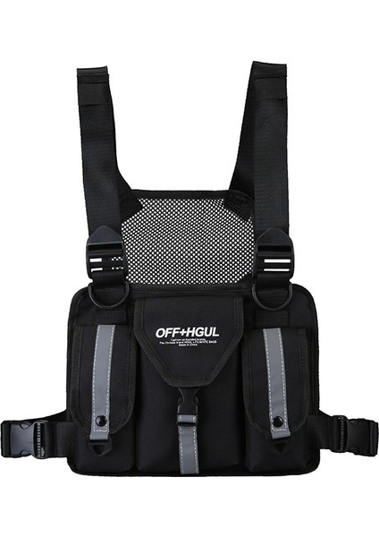 C Ins Yansıtıcı Şerit Hip-Hop Taktik Göğüs Çantası Çok Fonksiyonlu Fonksiyonel Moda Marka Iş Elbiseleri Yelek Sırt Çantası (Yurt Dışından) fırsatları