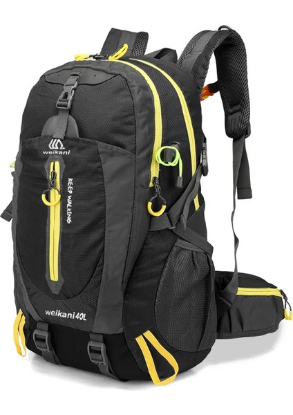 Derin Mavi Chikage 40L Doğa Sporları Seyahat Tırmanma Sırt Çantası Büyük Kapasiteli Trekking Askeri Taktik Çanta Yüksek Kaliteli Su Geçirmez Çanta (Yurt Dışından) modelleri