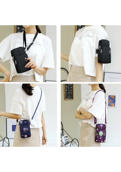 Color3 19CM 10CM 6cm 2023 Cep Telefonu Çantası Kadın Haberci Çantası Yeni Tüm Maç Mini Küçük Crossbody Çanta Asılı Boyun Sikke Çanta Dikey Çanta (Yurt Dışından) fırsatları