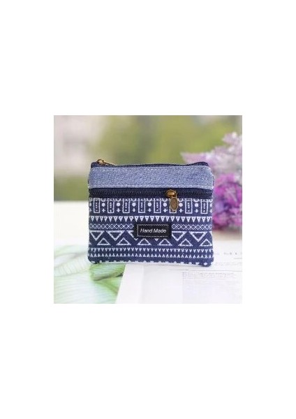 Stil 3 Kadın Bez Cüzdan Küçük Para Kese Kart Çanta Kadın Pamuk Çiçek Desenli Bozuk Para Cüzdanı Bayanlar Küçük Çanta Bolsa Kızlar Için (Yurt Dışından)