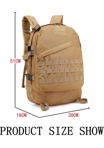 Renk 13 40L Askeri Taktik Çanta Sırt Çantası Ordu Molle Saldırı Çantası Erkekler Açık Yürüyüş Trekking Kamp Balıkçılık Avcılık Camo Sırt Çantaları (Yurt Dışından)