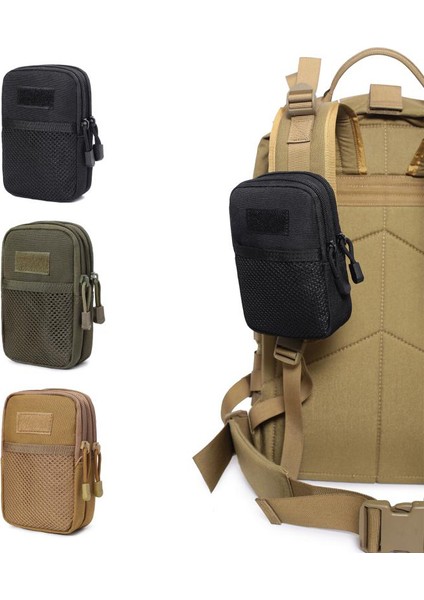 Bk 1000D Taktik Askeri Edc Molle Kılıfı Kemer Bel Paketi Açık Cep Telefonu Çantası Sırt Çantası Omuz Askısı Çantası (Yurt Dışından)