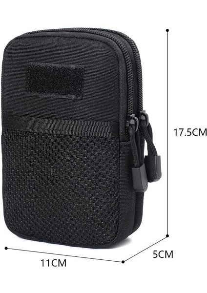 Bk 1000D Taktik Askeri Edc Molle Kılıfı Kemer Bel Paketi Açık Cep Telefonu Çantası Sırt Çantası Omuz Askısı Çantası (Yurt Dışından)