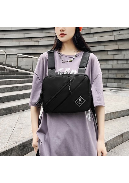 Çok Fonksiyonlu Taktik Yelek Göğüs Paketleri 2023 Hip-Hop Caddesi Unisex Göğüs Rig Çanta Yüksek Kaliteli Naylon Erkek Sırt Çantaları Cep (Yurt Dışından)
