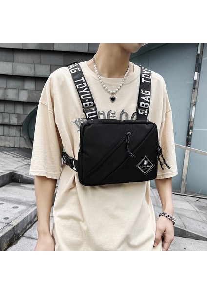 Çok Fonksiyonlu Taktik Yelek Göğüs Paketleri 2023 Hip-Hop Caddesi Unisex Göğüs Rig Çanta Yüksek Kaliteli Naylon Erkek Sırt Çantaları Cep (Yurt Dışından)