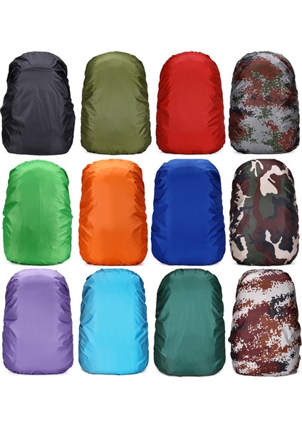 Yeşil Xl 60/70/80L Sırt Çantası Yağmur Kapak Açık Su Geçirmez Yürüyüş Tırmanma Çanta Kapak Düz Renk Camo Taktik Toz Yağmurluk Sırt Çantası Için (Yurt Dışından) fiyatları