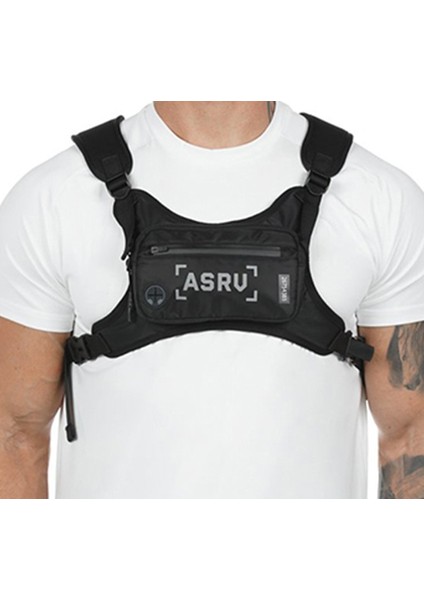 Elit Beyaz 3m Yansıtıcı Jogger Yeleği Spor Salonu Mini Çanta Kanye West Street Ins Sıcak Göğüs Rig Taktik Fonksiyonel Paket Prechest Eğitim Kas (Yurt Dışından) fırsatları