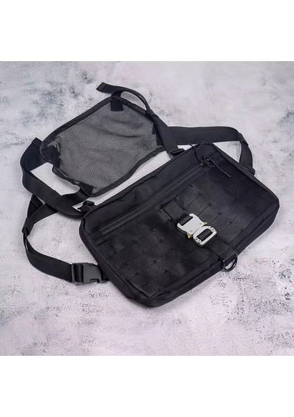 Stil 2 23SS Yeni Stil Alyx Göğüs Çantası 1017 Fonksiyonel Taktik Iş Kıyafeti Yelek Çantası Siyah Onaylı Unisex 1017 Alyx 9sm Sırt Çantası Mon Compte (Yurt Dışından) fırsatları