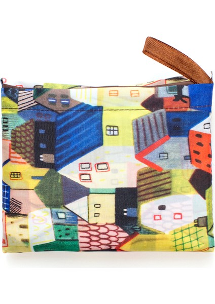 L Yeni A Tote Eco Yeniden Kullanılabilir Polyester Taşınabilir Omuz Kadın Çanta Katlanır Kese Alışveriş Çantası Depolama Seyahat Bakkal Moda Cep (Yurt Dışından)